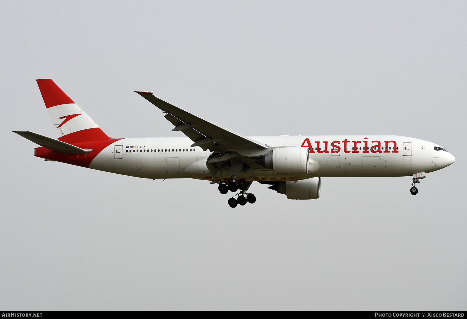 Aircraft Photo of OE-LPA | Boeing 777-2Z9/ER | Austrian Airlines | AirHistory.net #671478