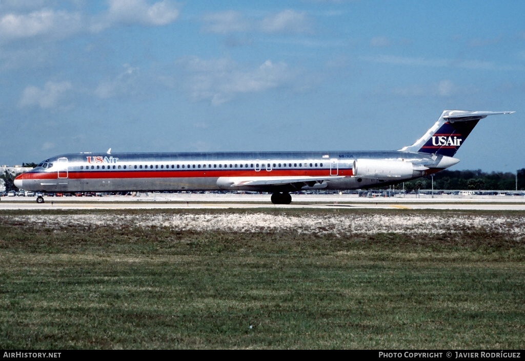 Aircraft Photo of N821US | McDonnell Douglas MD-82 (DC-9-82) | USAir | AirHistory.net #671484
