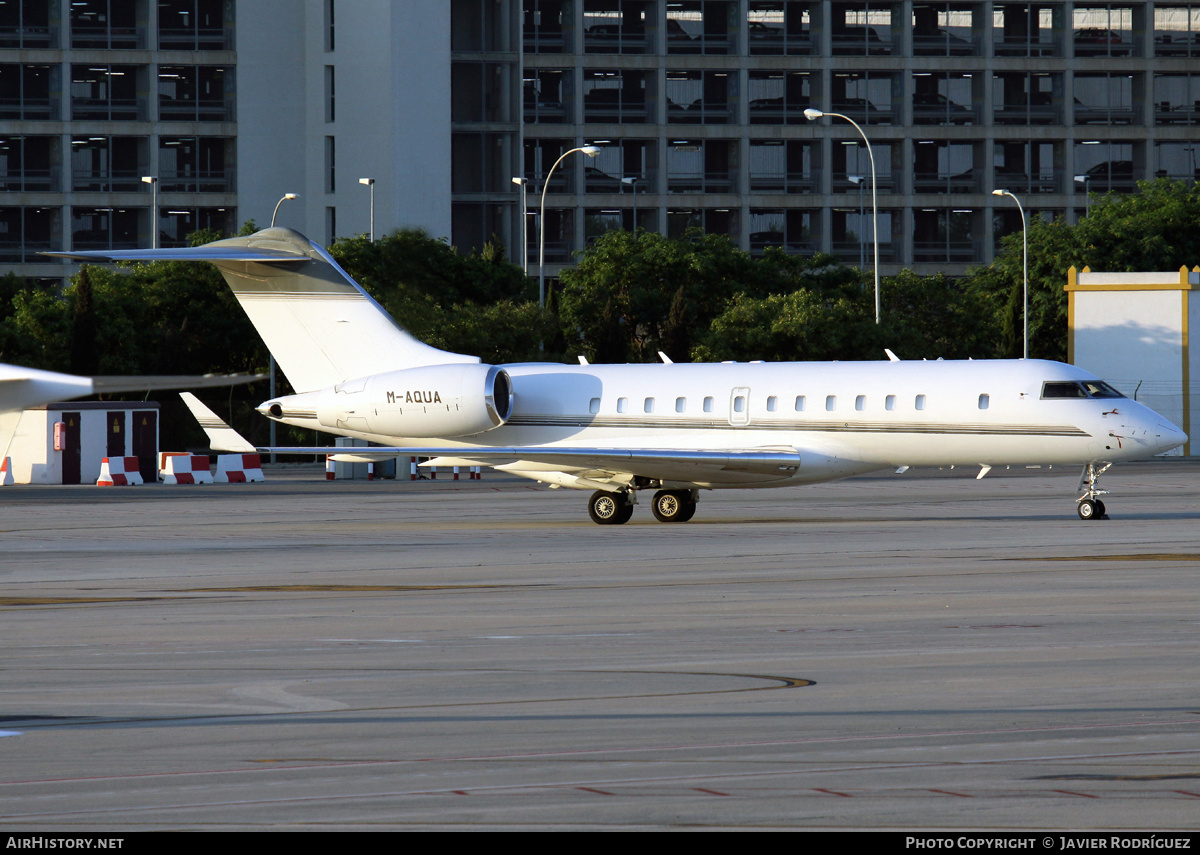 Aircraft Photo of M-AQUA | Bombardier Global 5000 (BD-700-1A11) | AirHistory.net #671487