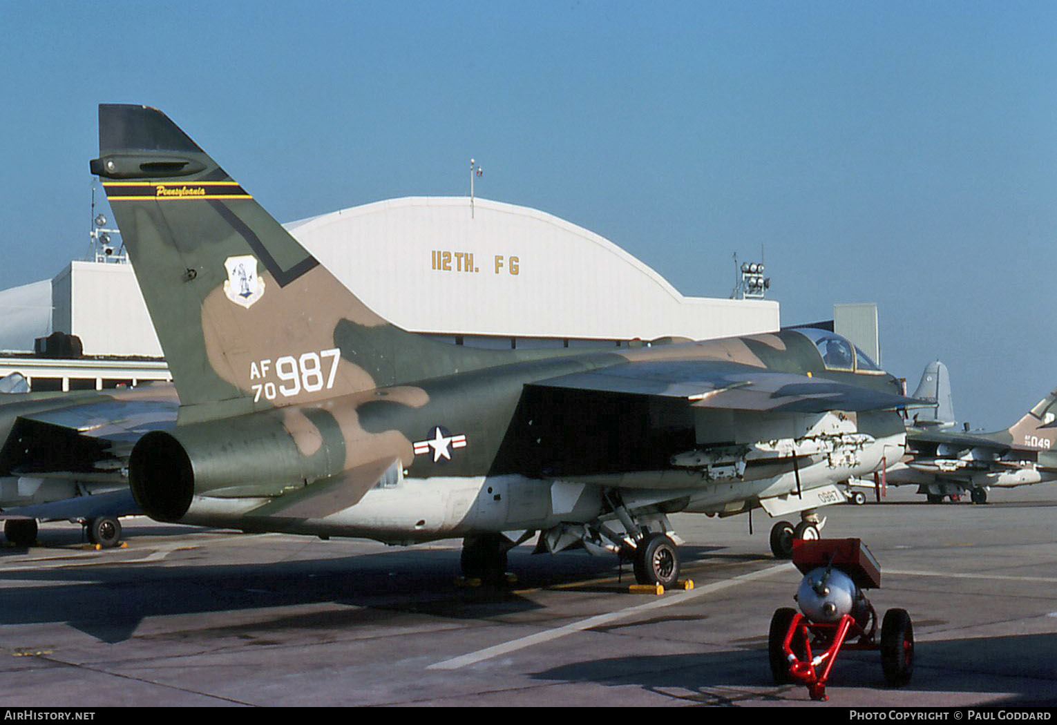 Aircraft Photo of 70-0987 / AF70-987 | LTV A-7D Corsair II | USA - Air Force | AirHistory.net #671513