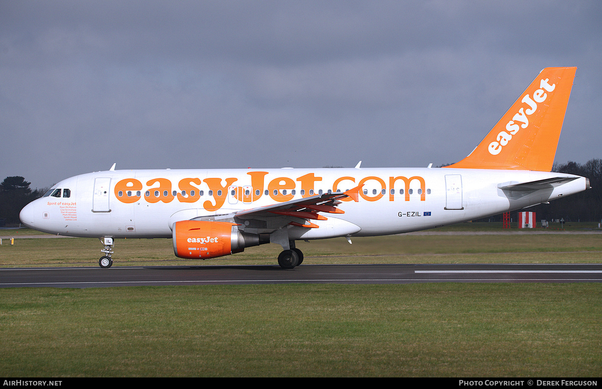 Aircraft Photo of G-EZIL | Airbus A319-111 | EasyJet | AirHistory.net #671539