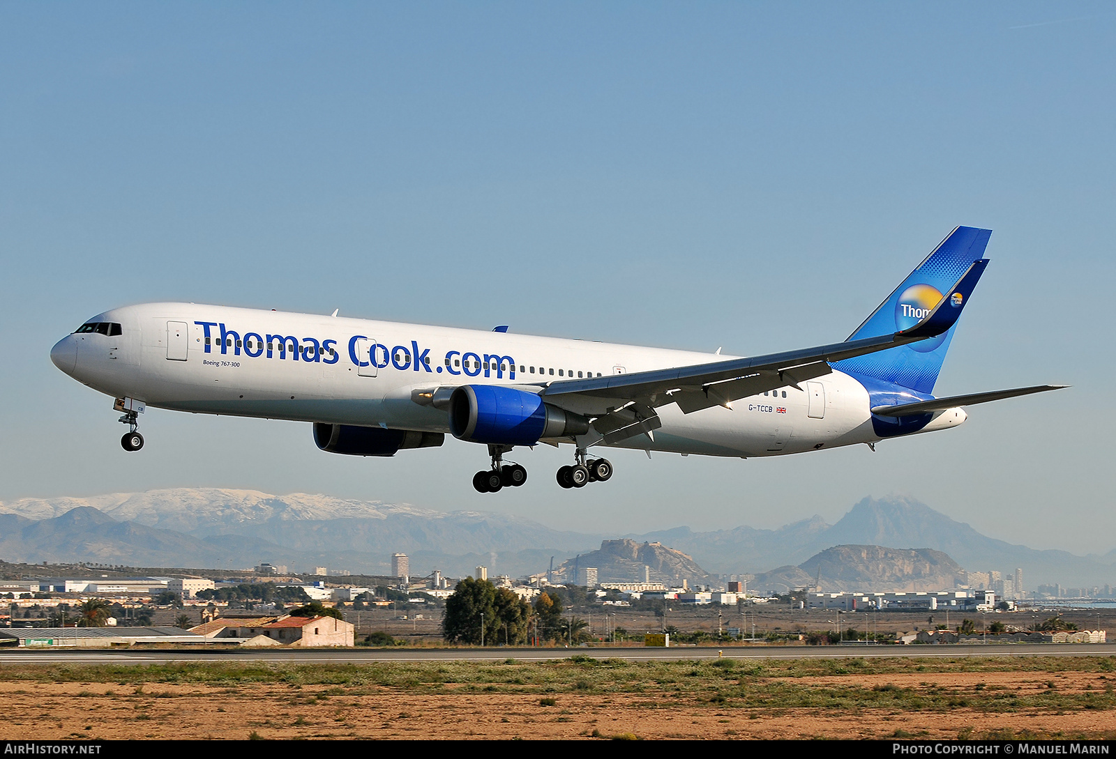 Aircraft Photo of G-TCCB | Boeing 767-31K/ER | Thomas Cook Airlines | AirHistory.net #671570