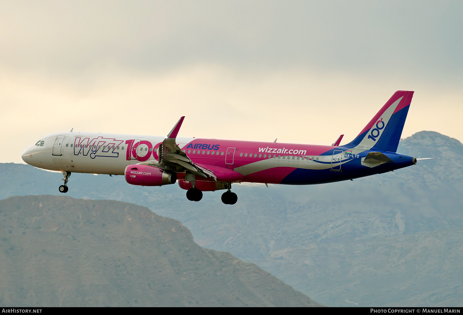 Aircraft Photo of HA-LTD | Airbus A321-231 | Wizz Air | AirHistory.net #671575