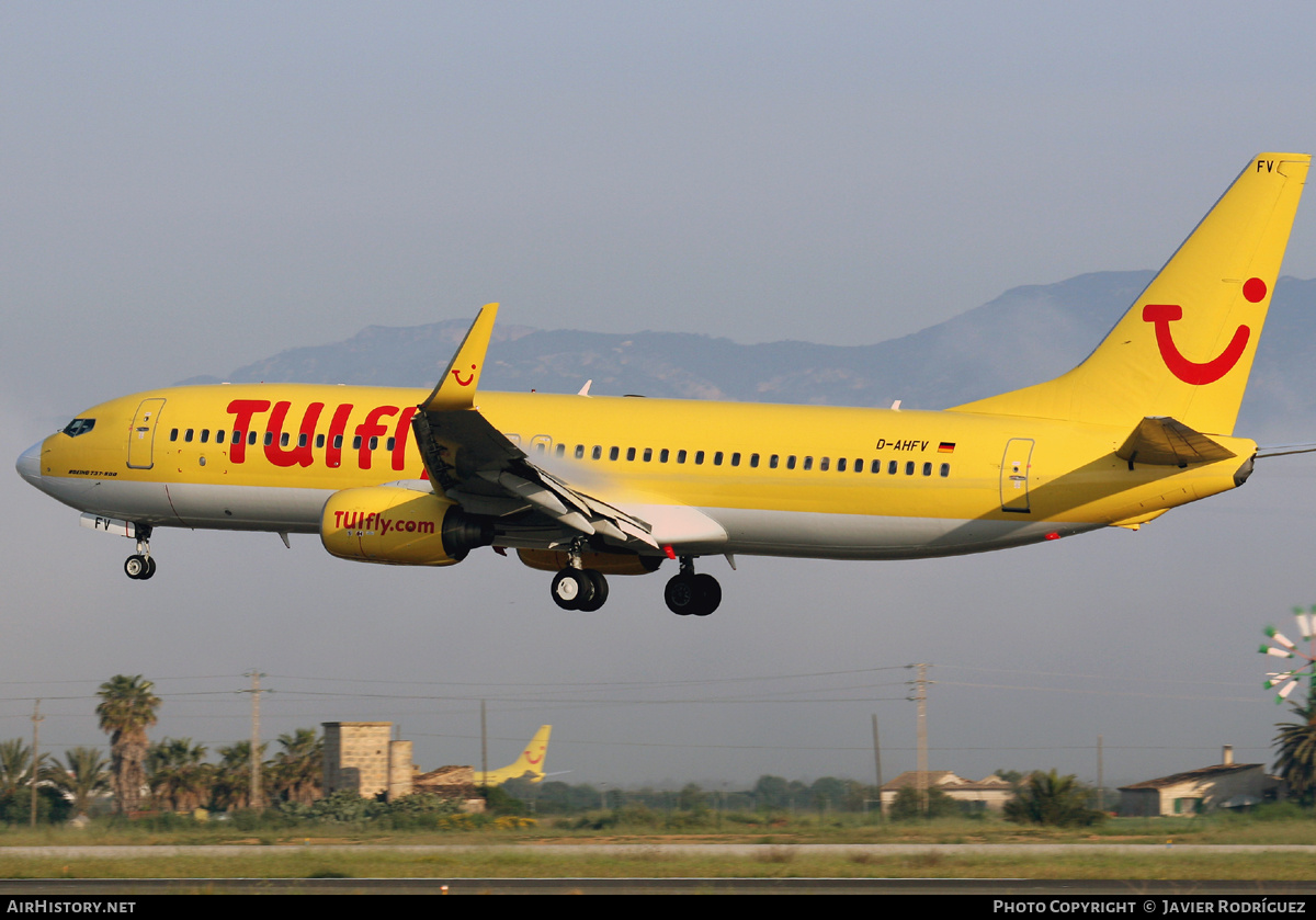 Aircraft Photo of D-AHFV | Boeing 737-8K5 | TUIfly | AirHistory.net #671582