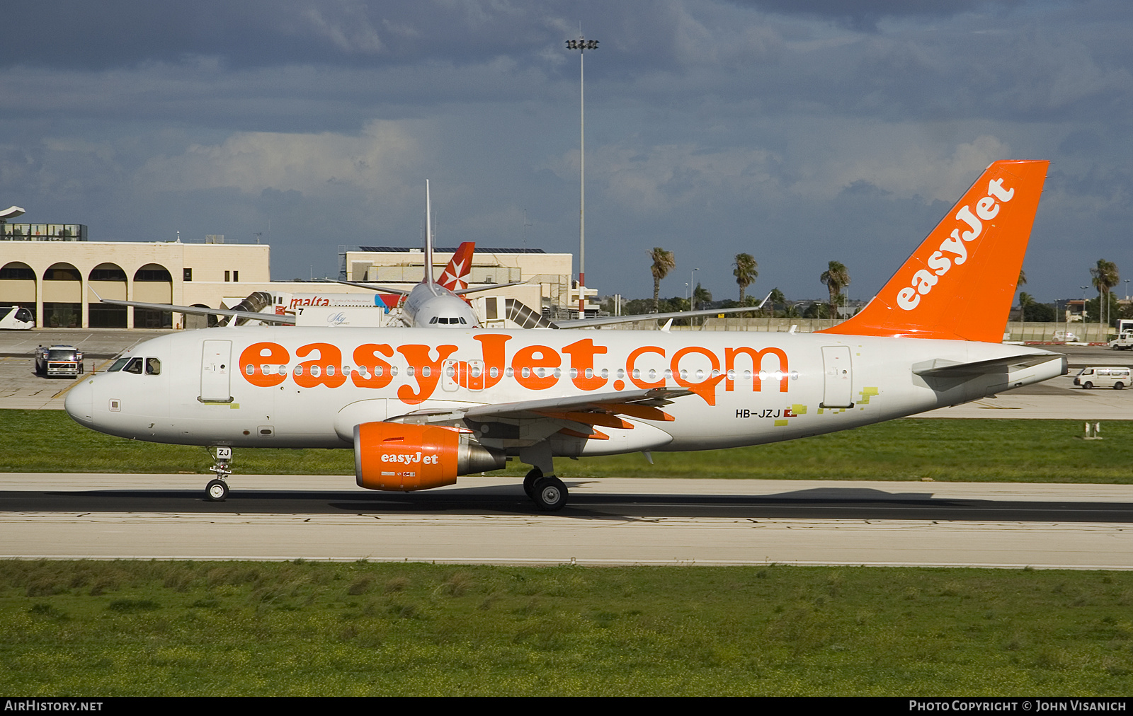 Aircraft Photo of HB-JZJ | Airbus A319-111 | EasyJet | AirHistory.net #671585
