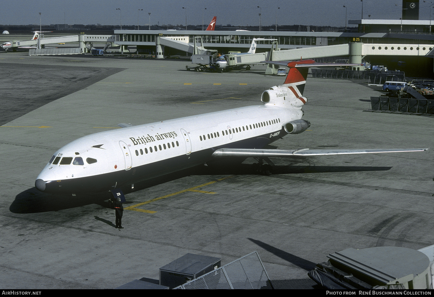 Aircraft Photo of G-AWZR | Hawker Siddeley HS-121 Trident 3B | British Airways | AirHistory.net #671627
