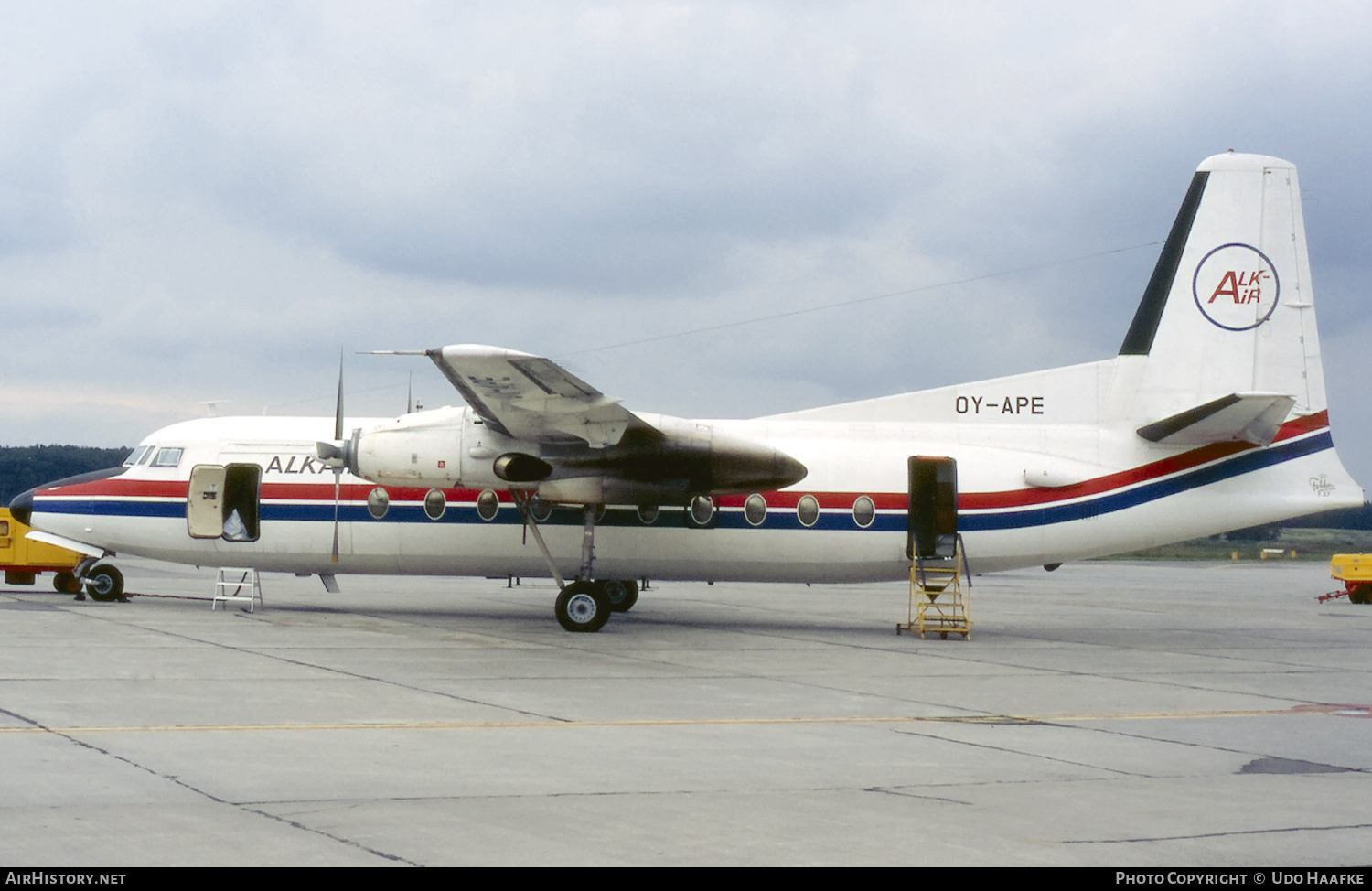 Aircraft Photo of OY-APE | Fokker F27-600 Friendship | Alkair | AirHistory.net #671634