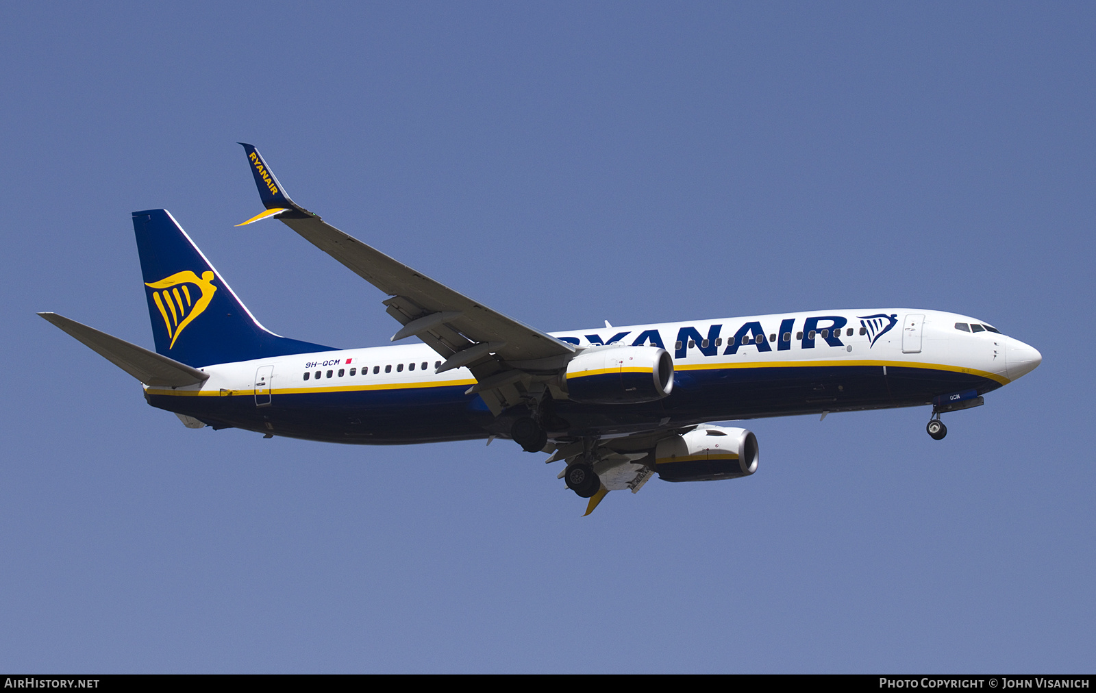 Aircraft Photo of 9H-QCM | Boeing 737-8AS | Ryanair | AirHistory.net #671647