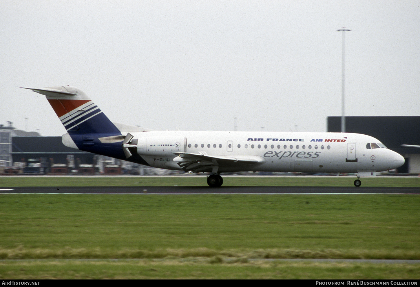 Aircraft Photo of F-GLIU | Fokker 70 (F28-0070) | Air France Express | AirHistory.net #671654