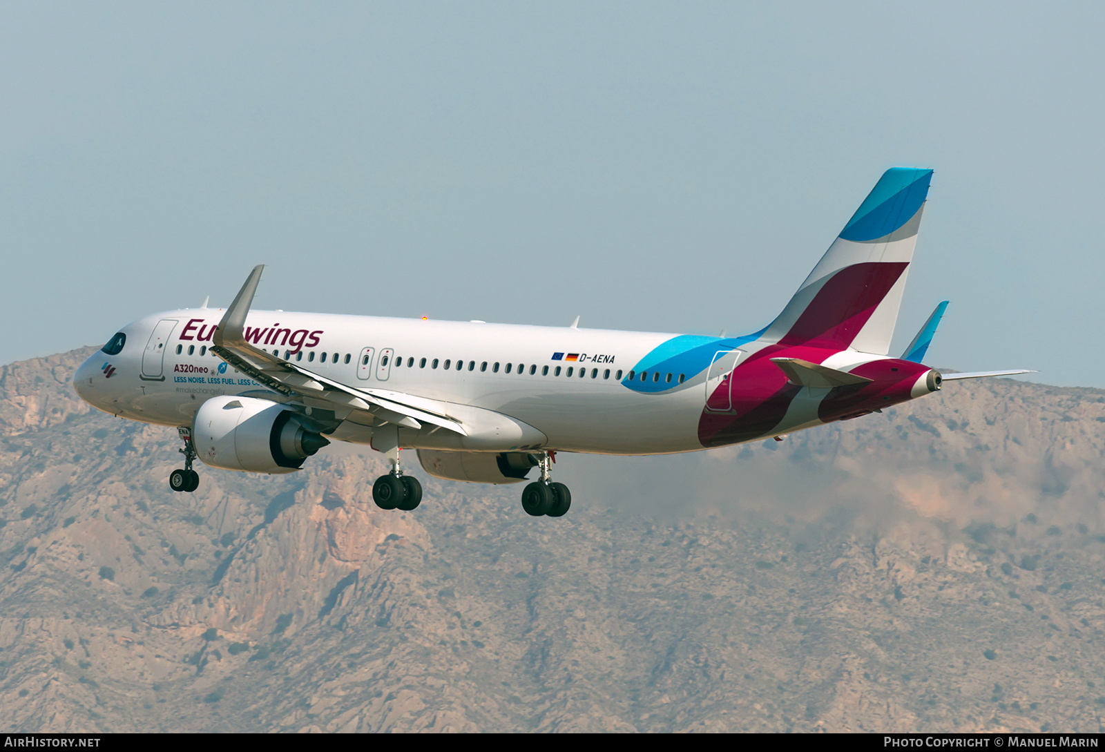 Aircraft Photo of D-AENA | Airbus A320-251N | Eurowings | AirHistory.net #671655