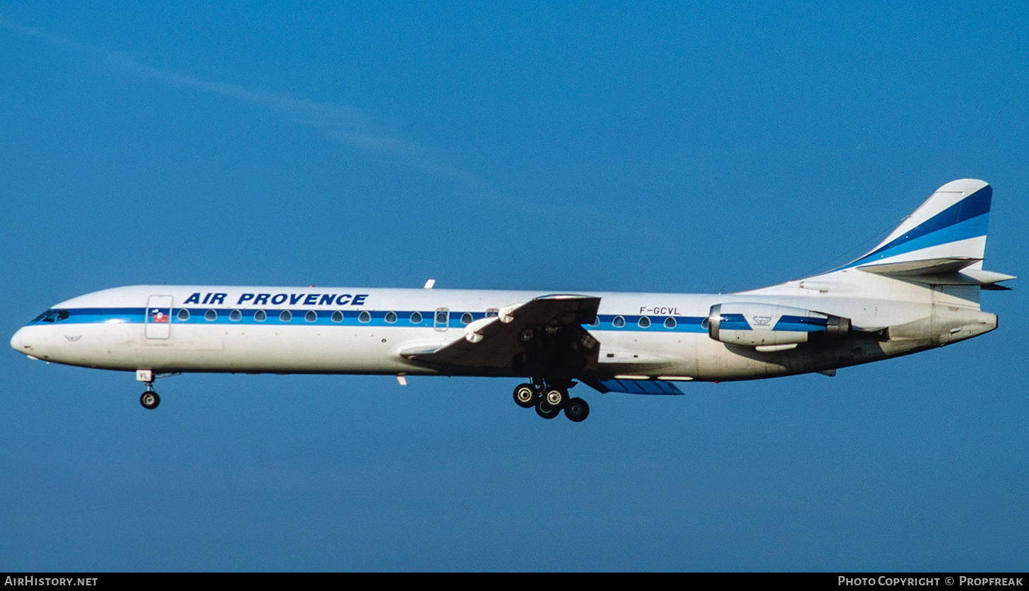 Aircraft Photo of F-GCVL | Aerospatiale SE-210 Caravelle 12 | Air Provence | AirHistory.net #671664