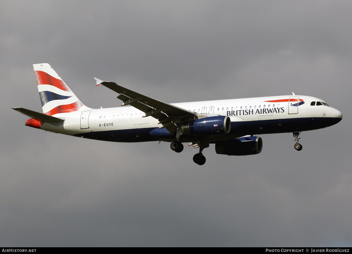Aircraft Photo of G-EUYE | Airbus A320-232 | British Airways | AirHistory.net #671671