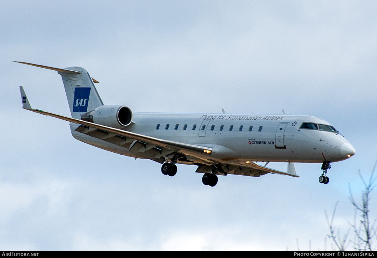 Aircraft Photo of OY-MBJ | Bombardier CRJ-200LR (CL-600-2B19) | Scandinavian Airlines - SAS | AirHistory.net #671673