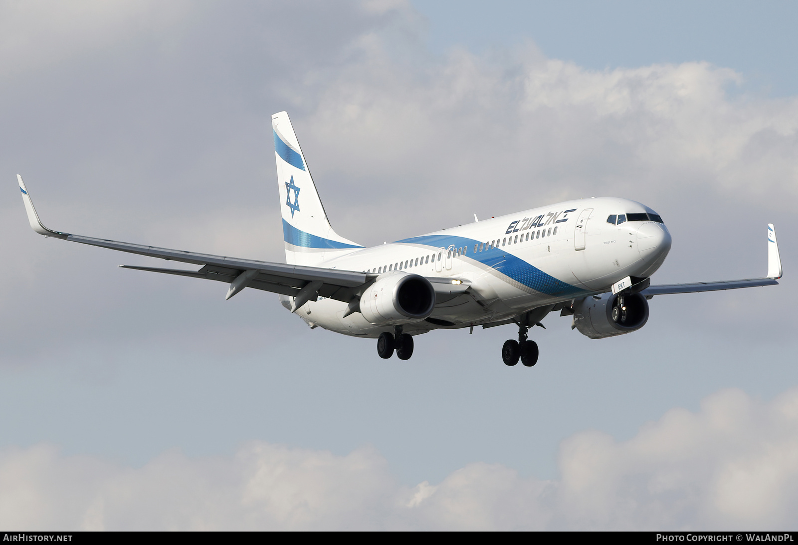 Aircraft Photo of 4X-EKT | Boeing 737-8BK | El Al Israel Airlines | AirHistory.net #671714