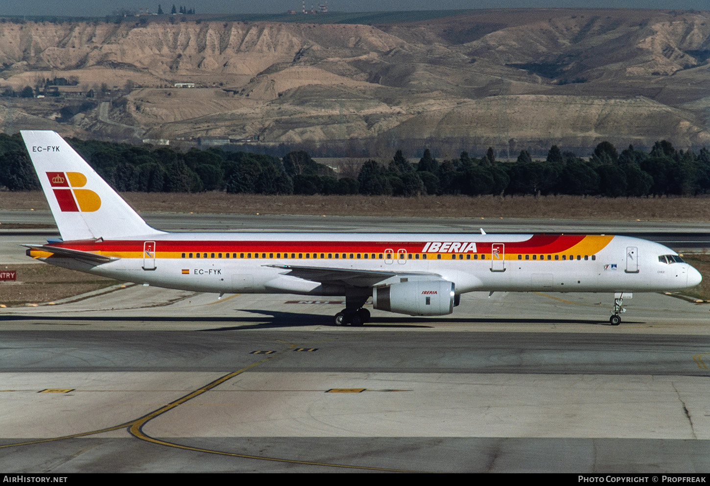Aircraft Photo of EC-FYK | Boeing 757-256 | Iberia | AirHistory.net #671717