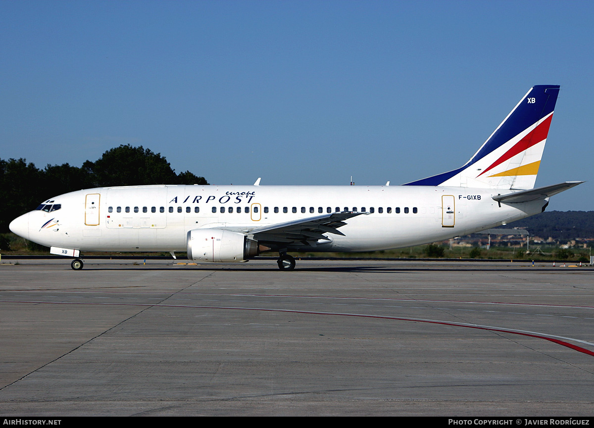 Aircraft Photo of F-GIXB | Boeing 737-33A(QC) | Europe Airpost | AirHistory.net #671739