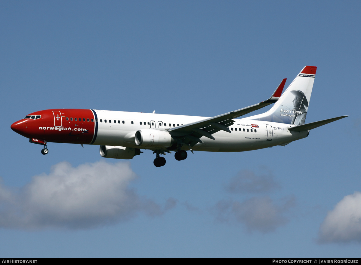 Aircraft Photo of EI-FHH | Boeing 737-8FZ | Norwegian | AirHistory.net #671740