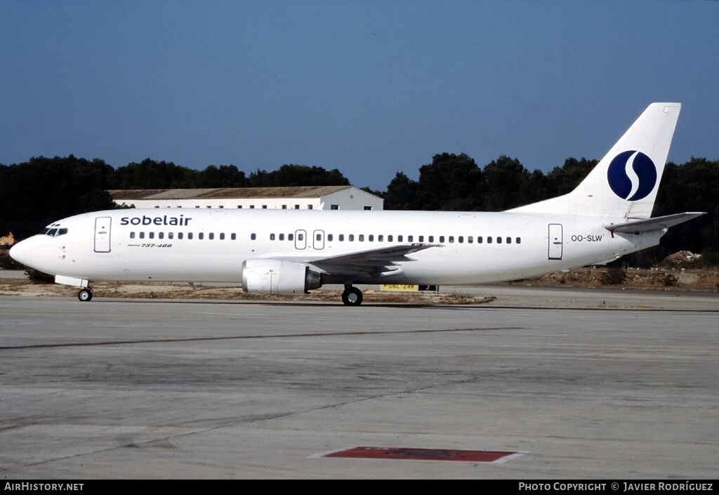 Aircraft Photo of OO-SLW | Boeing 737-448 | Sobelair | AirHistory.net #671741