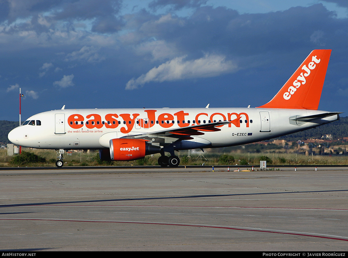 Aircraft Photo of G-EZEC | Airbus A319-111 | EasyJet | AirHistory.net #671742