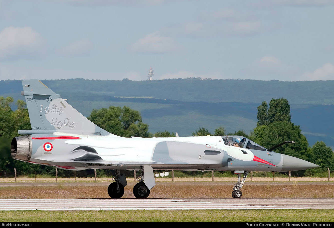 Aircraft Photo of 72 | Dassault Mirage 2000-5F | France - Air Force | AirHistory.net #671745