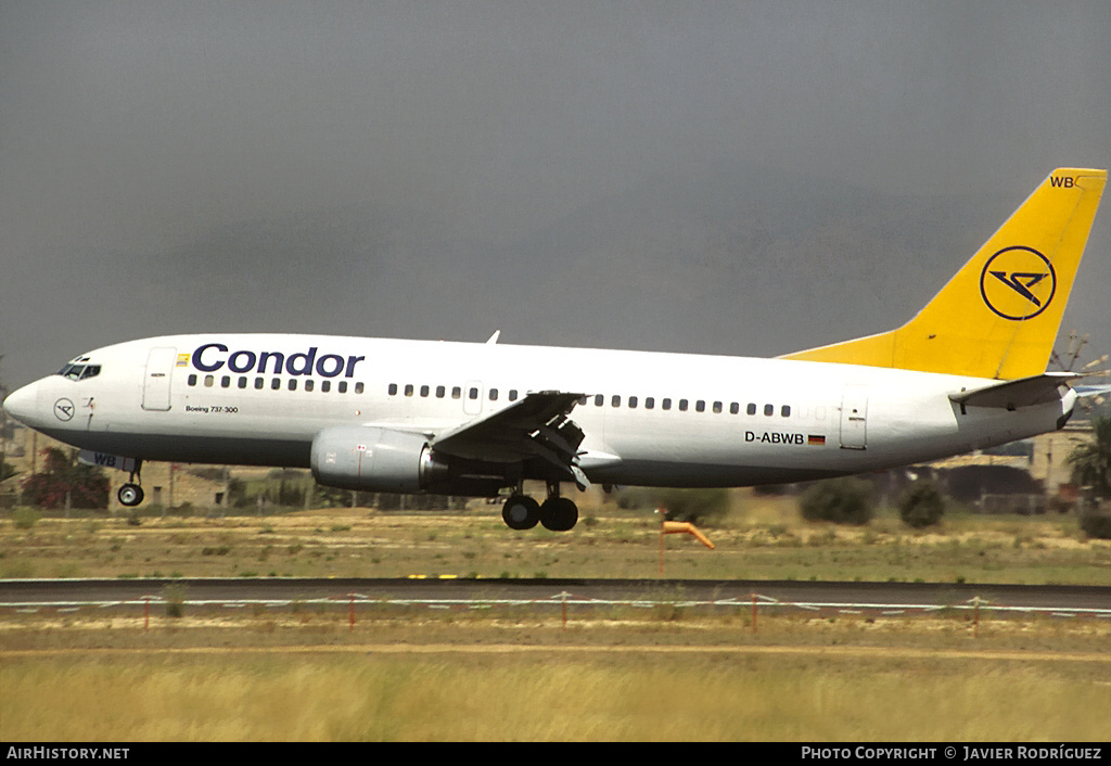 Aircraft Photo of D-ABWB | Boeing 737-330 | Condor Flugdienst | AirHistory.net #671753