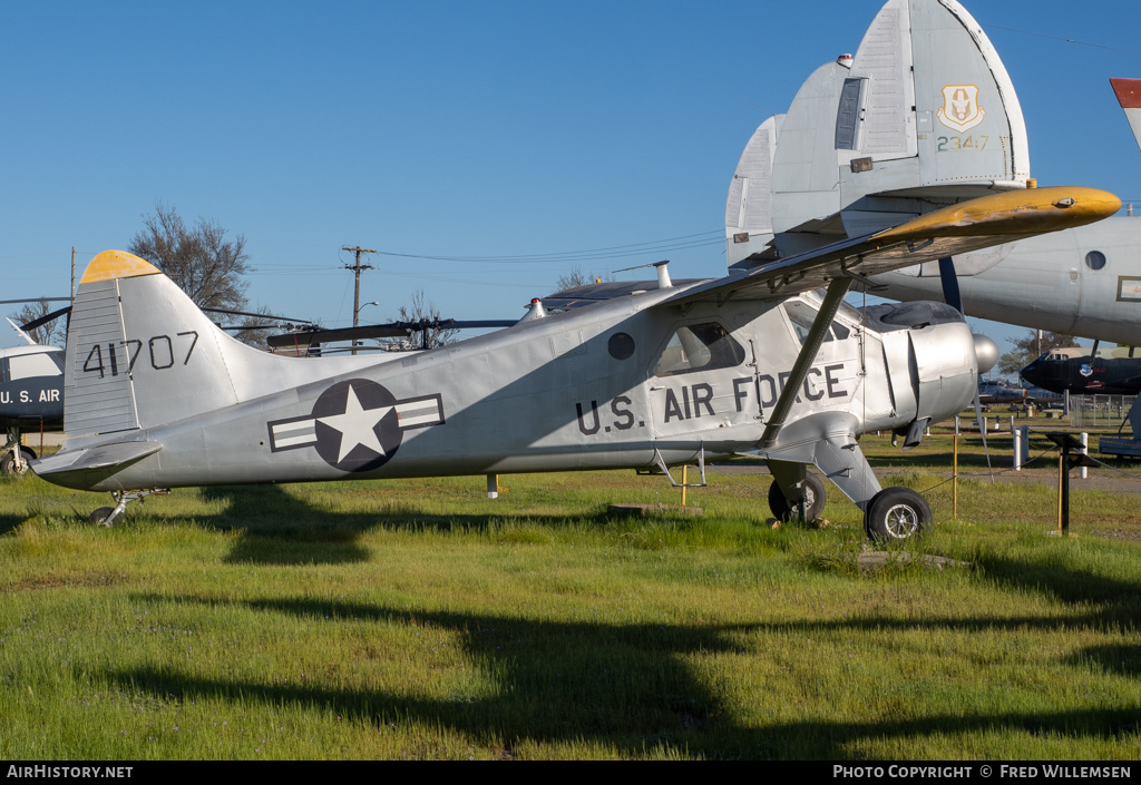 Aircraft Photo of 54-1707 / 41707 | De Havilland Canada U-6A Beaver | USA - Air Force | AirHistory.net #671755