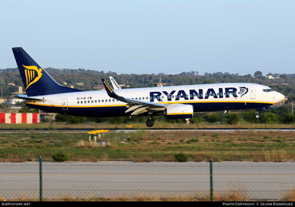 Aircraft Photo of EI-FID | Boeing 737-8AS | Ryanair | AirHistory.net #671766
