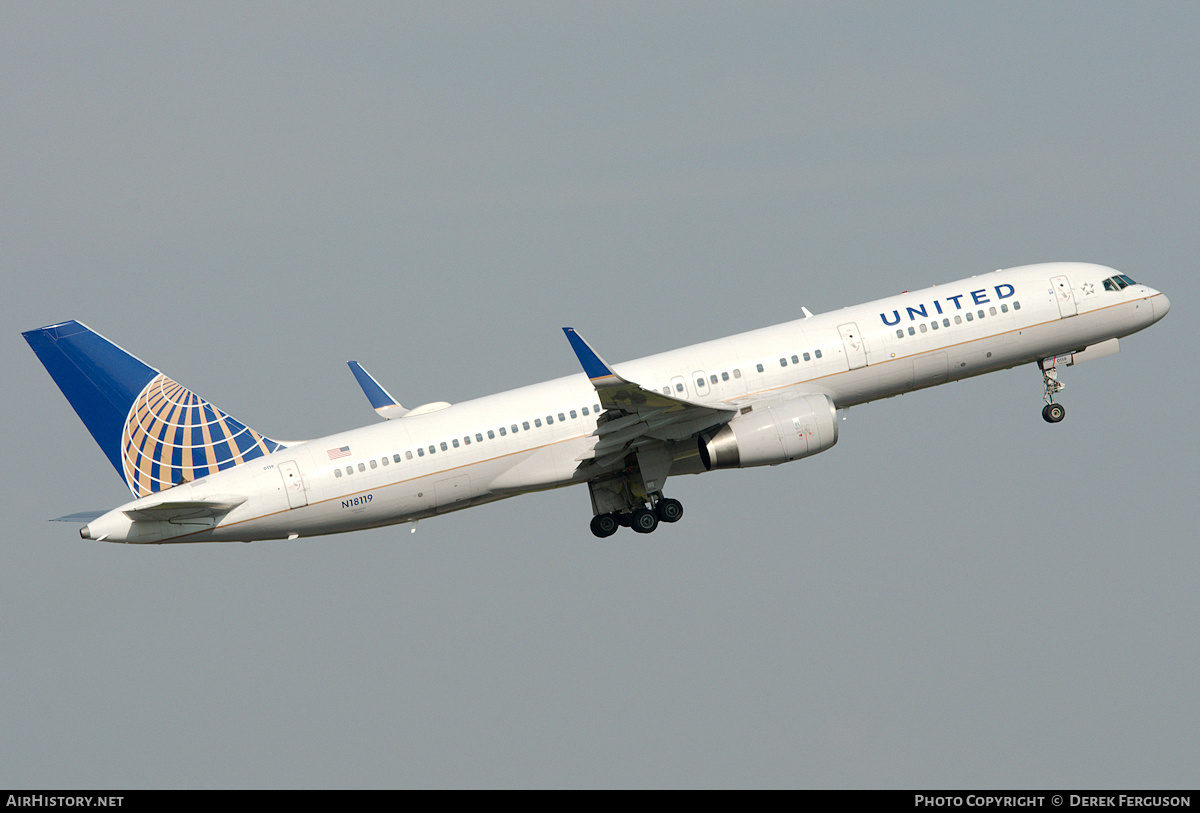 Aircraft Photo of N18119 | Boeing 757-224 | United Airlines | AirHistory.net #671777