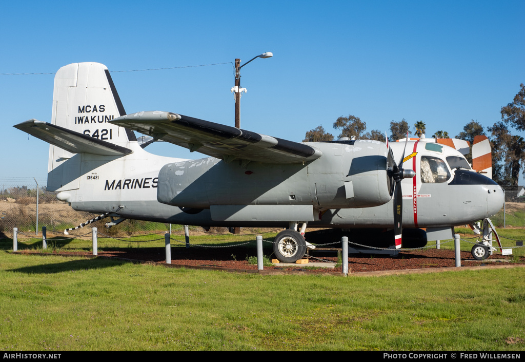 Aircraft Photo of 136421 / 6421 | Grumman US-2A Tracker | USA - Marines | AirHistory.net #671782