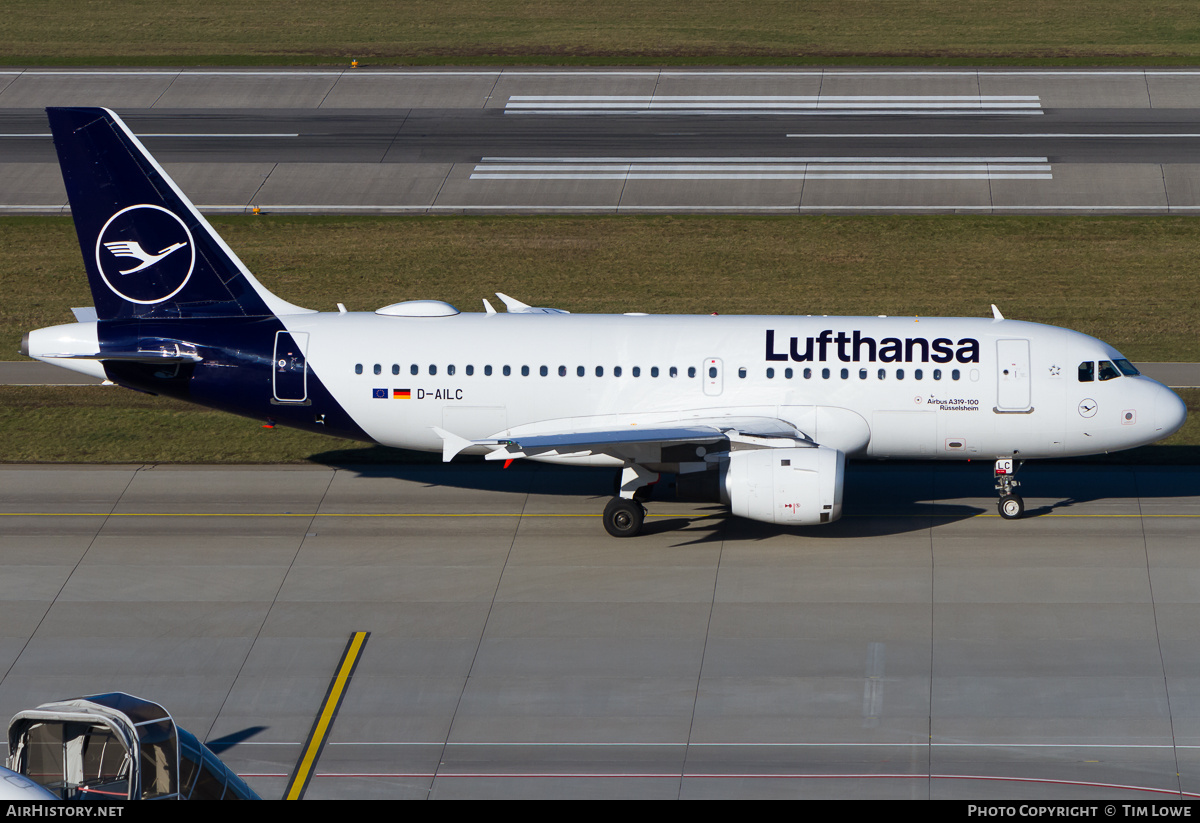 Aircraft Photo of D-AILC | Airbus A319-114 | Lufthansa | AirHistory.net #671789