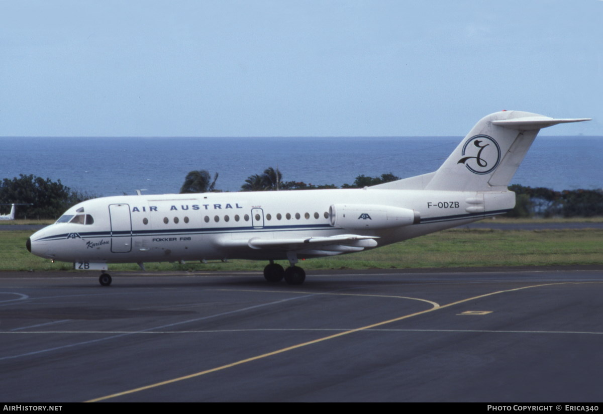 Aircraft Photo of F-ODZB | Fokker F28-1000C Fellowship | Air Austral | AirHistory.net #671792