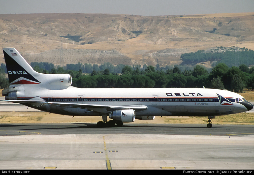 Aircraft Photo of N740DA | Lockheed L-1011-385-1-15 TriStar 250 | Delta Air Lines | AirHistory.net #671798