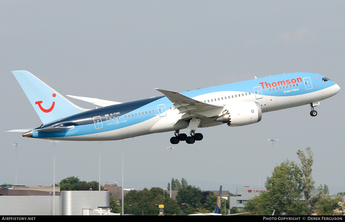 Aircraft Photo of G-TUIC | Boeing 787-8 Dreamliner | Thomson Airways | AirHistory.net #671800