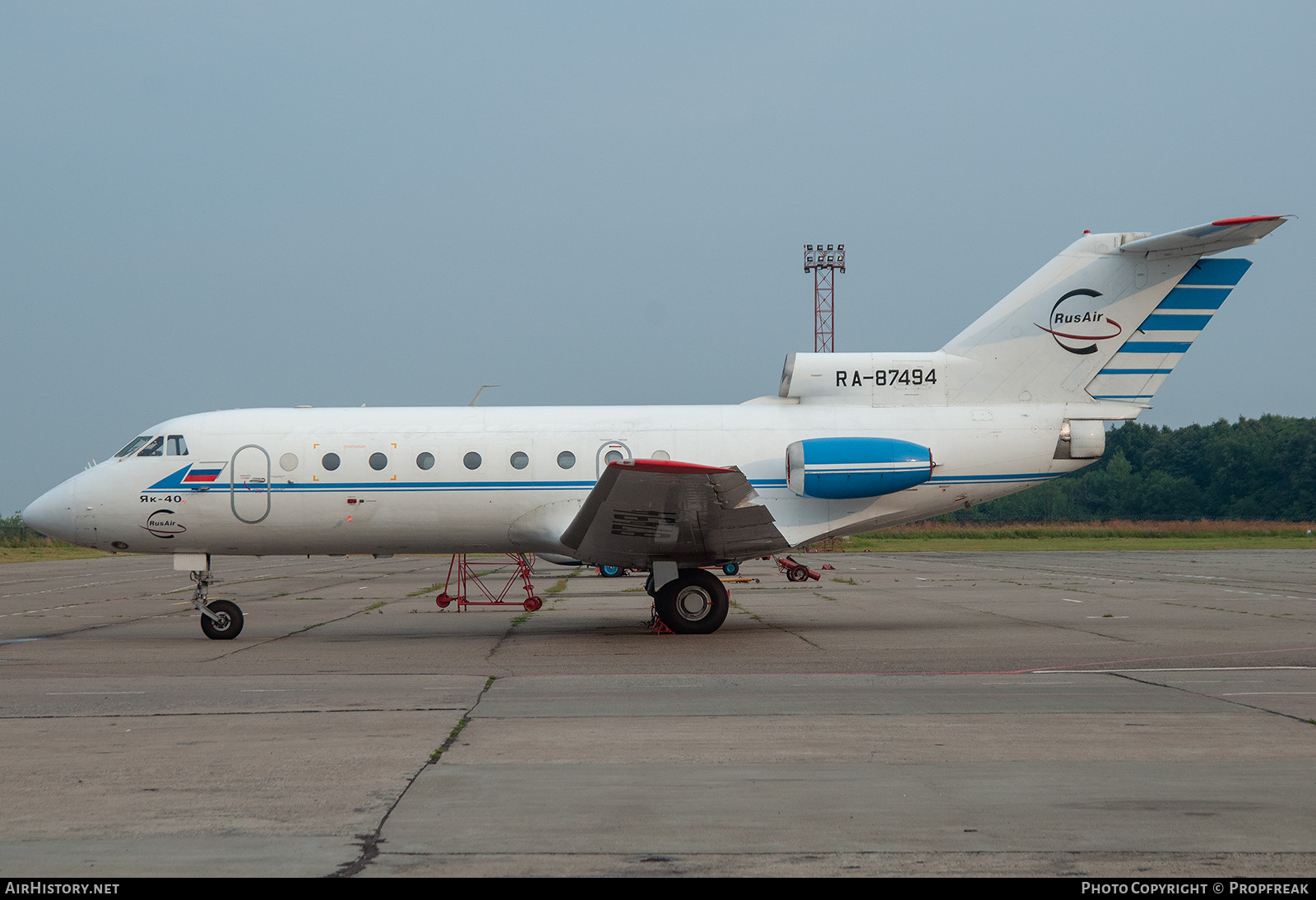 Aircraft Photo of RA-87494 | Yakovlev Yak-40 | Rus Air | AirHistory.net #671807