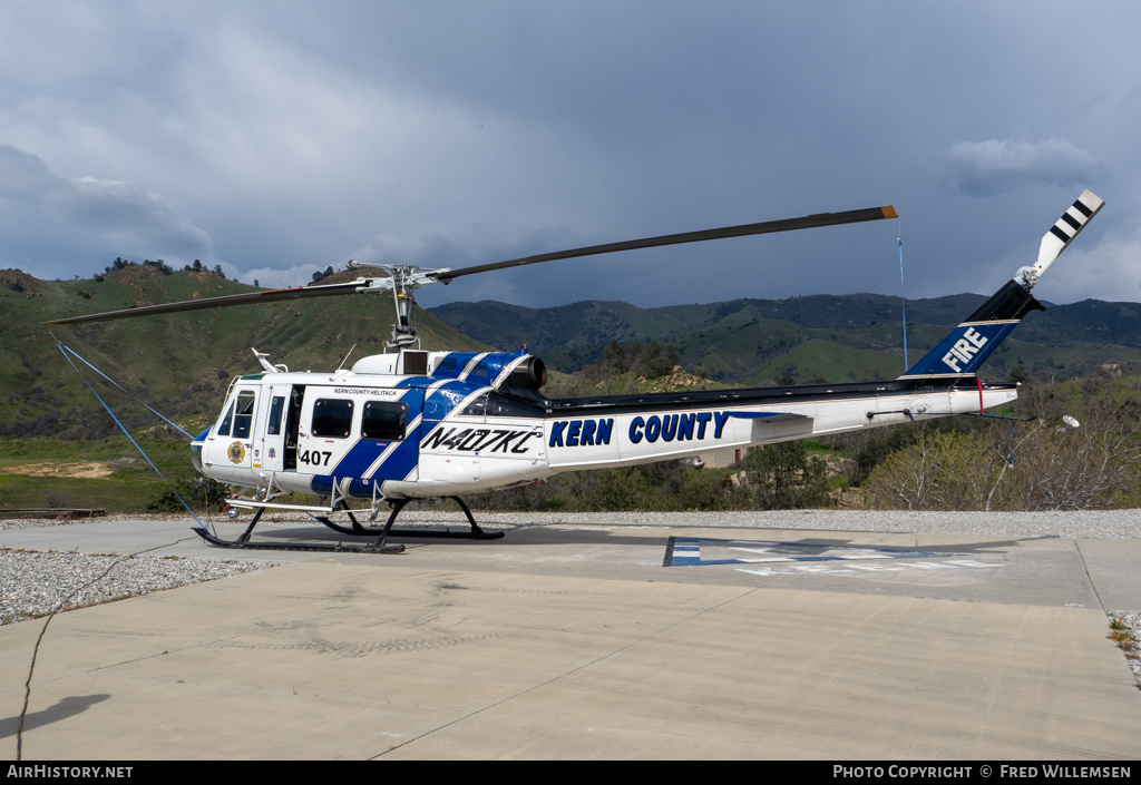 Aircraft Photo of N407KC | Bell UH-1H Iroquois | Kern County Helitack | AirHistory.net #671812