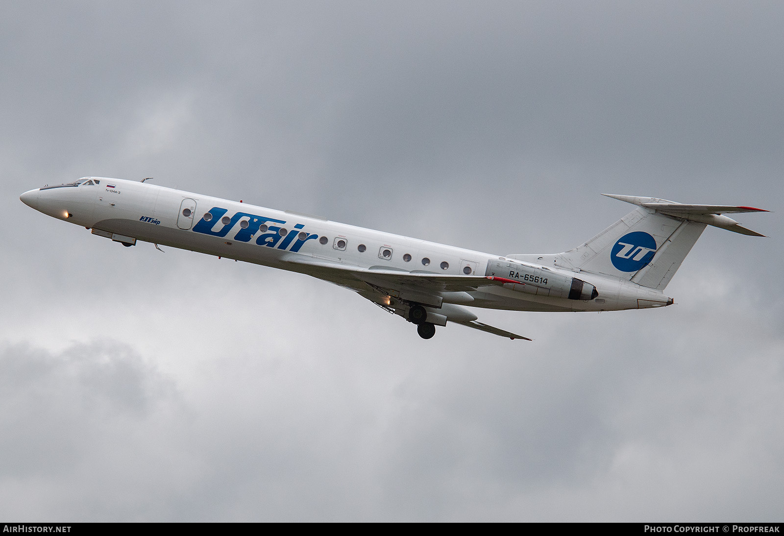 Aircraft Photo of RA-65614 | Tupolev Tu-134AK | UTair | AirHistory.net #671816