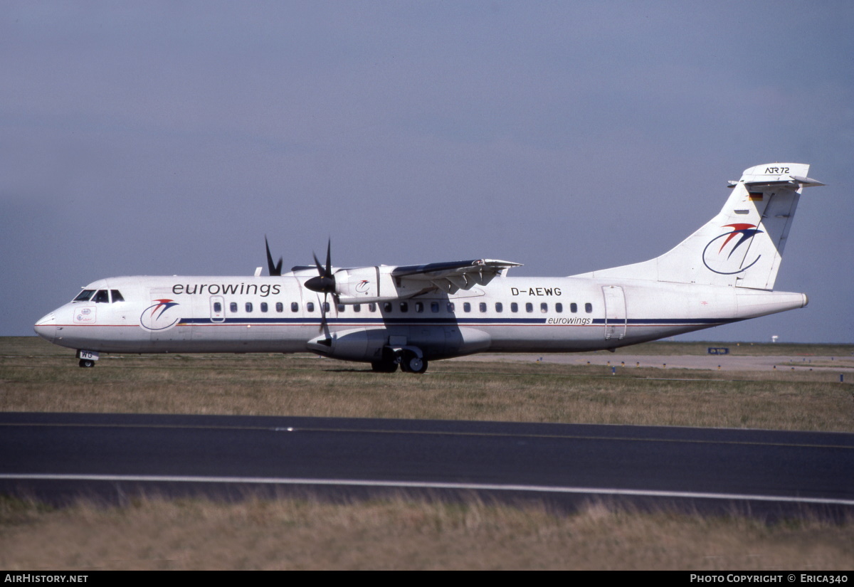 Aircraft Photo of D-AEWG | ATR ATR-72-212 | Eurowings | AirHistory.net #671828