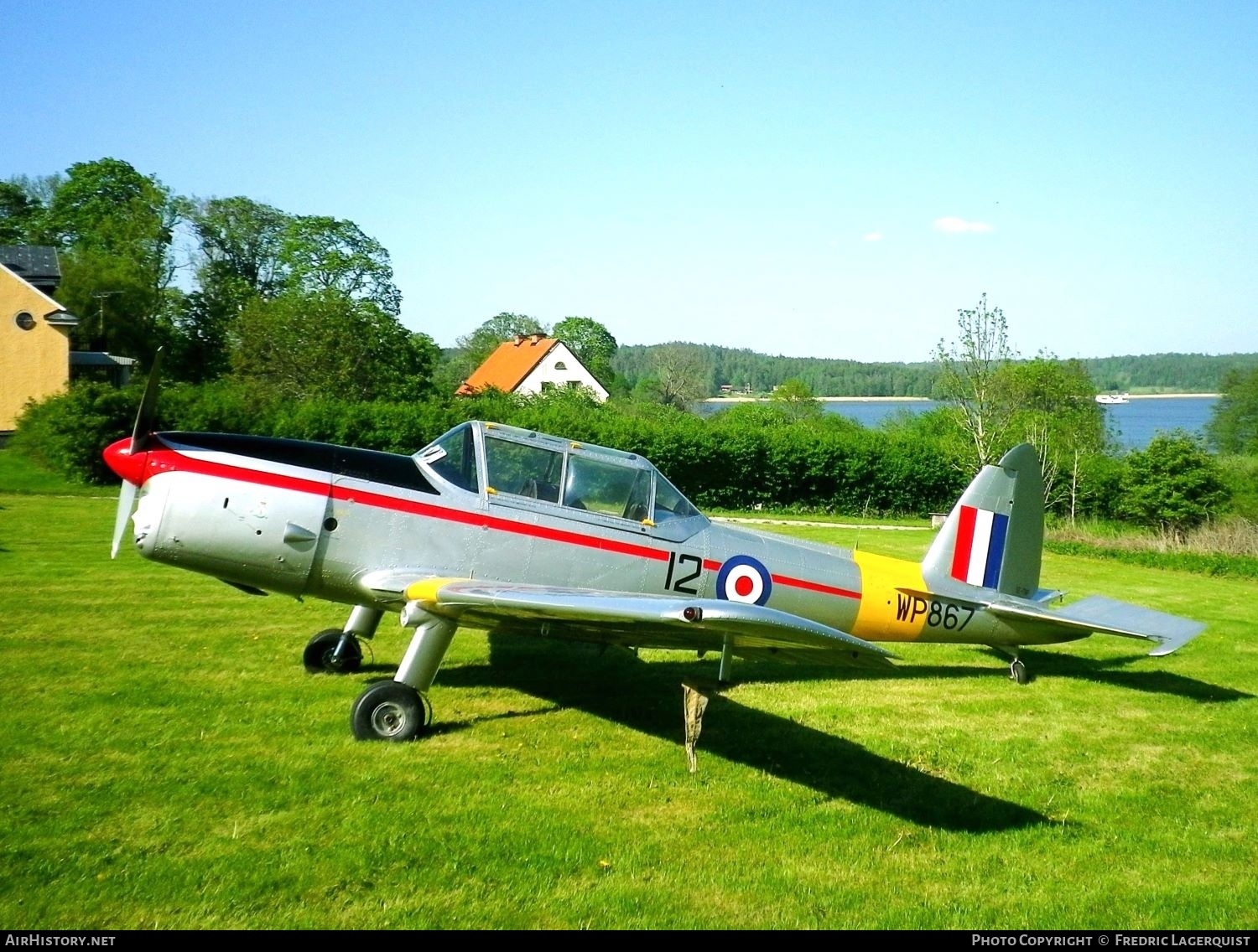 Aircraft Photo of SE-FNP / WP867 | De Havilland DHC-1 Chipmunk Mk22 | UK - Air Force | AirHistory.net #671840