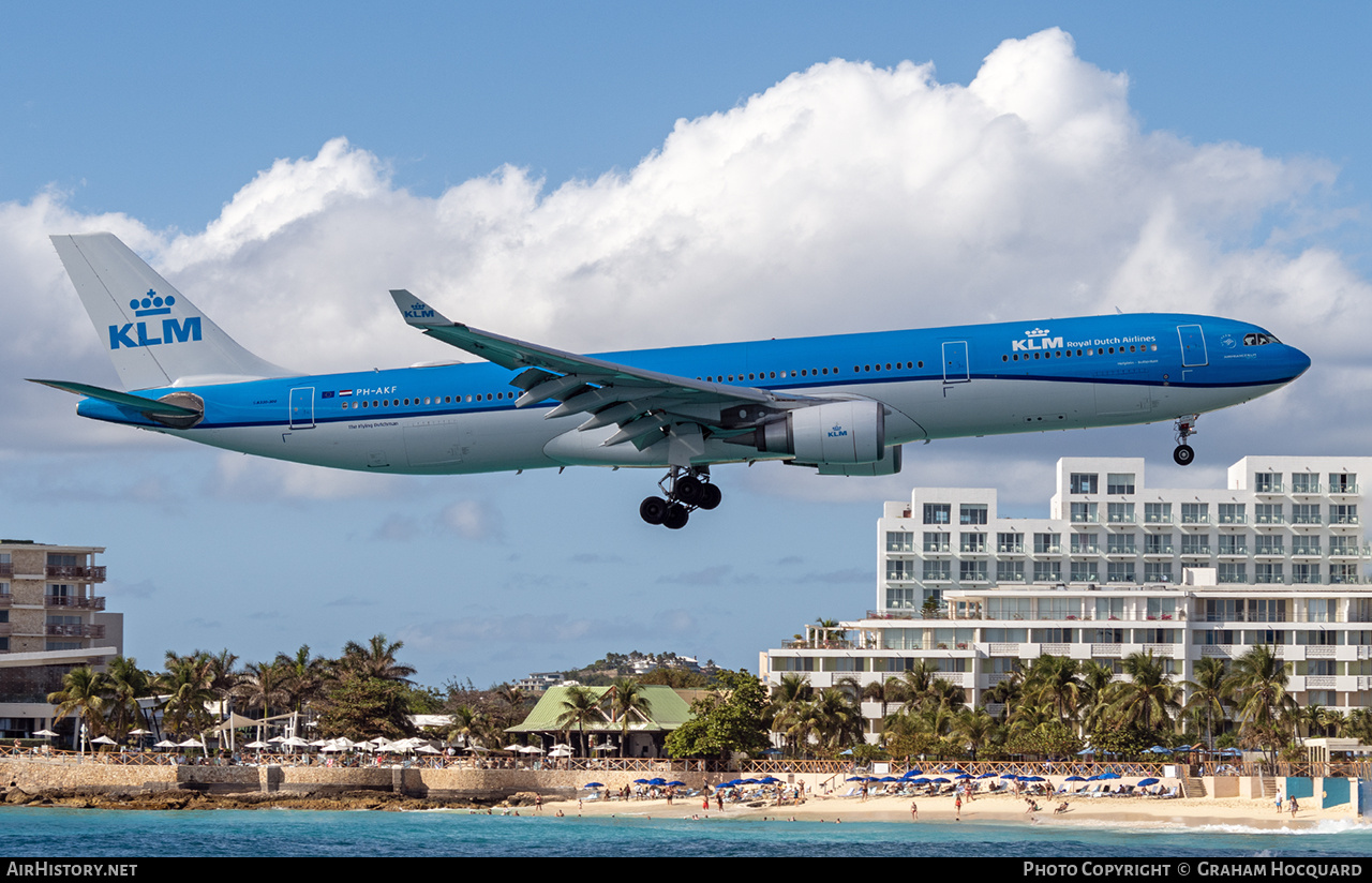 Aircraft Photo of PH-AKF | Airbus A330-303 | KLM - Royal Dutch Airlines | AirHistory.net #671843