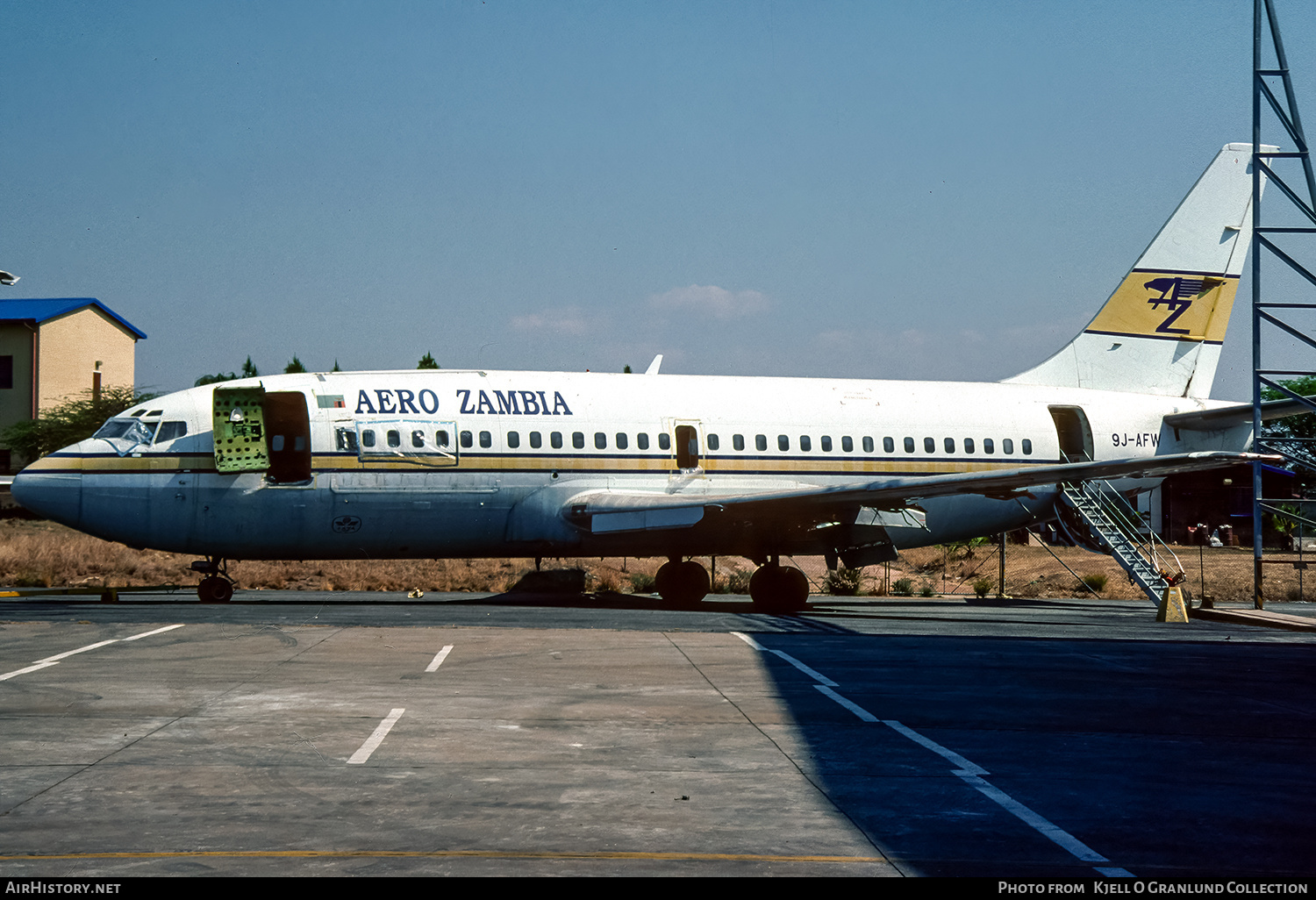 Aircraft Photo of 9J-AFW | Boeing 737-202C | Aero Zambia | AirHistory.net #671851