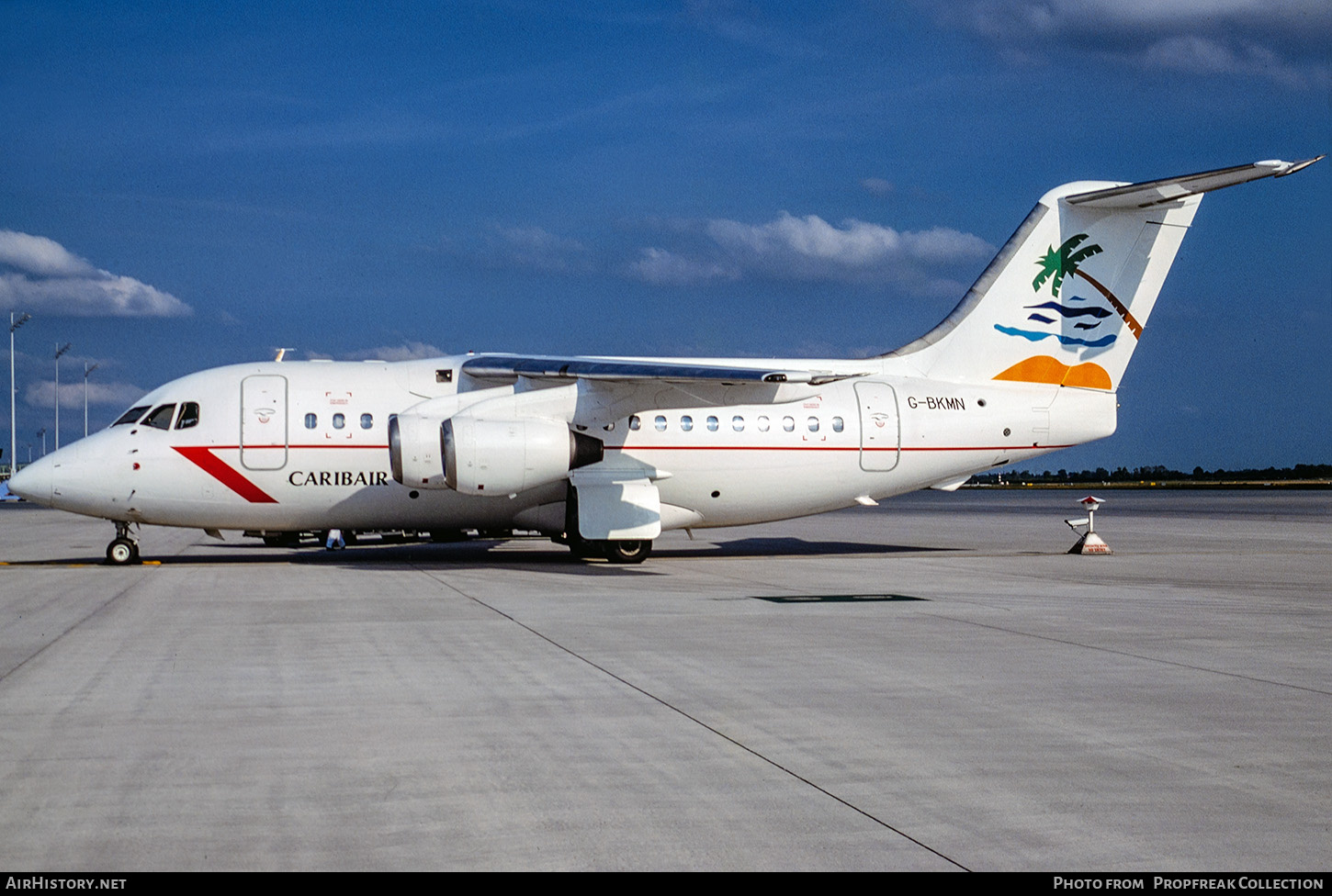 Aircraft Photo of G-BKMN | British Aerospace BAe-146-100 | Caribair | AirHistory.net #671858