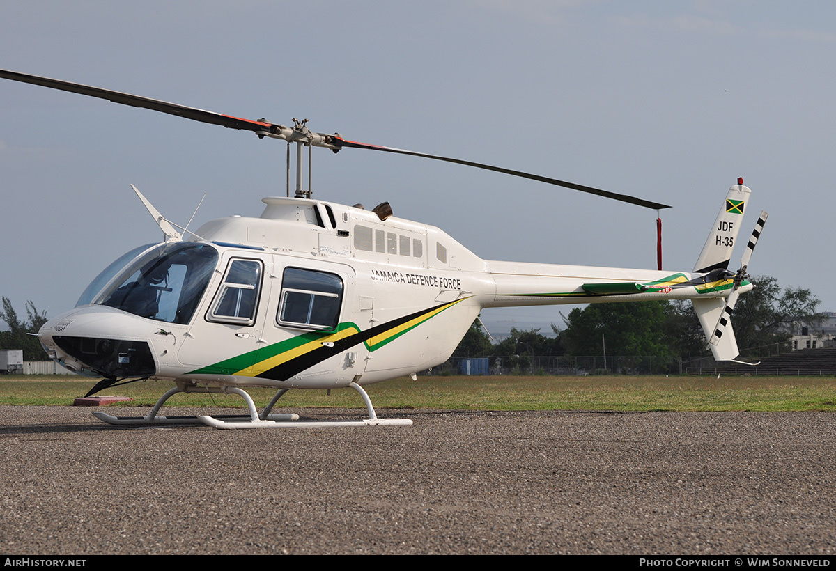 Aircraft Photo of JDF H-35 | Bell 206B-3 JetRanger III | Jamaica - Air Force | AirHistory.net #671881