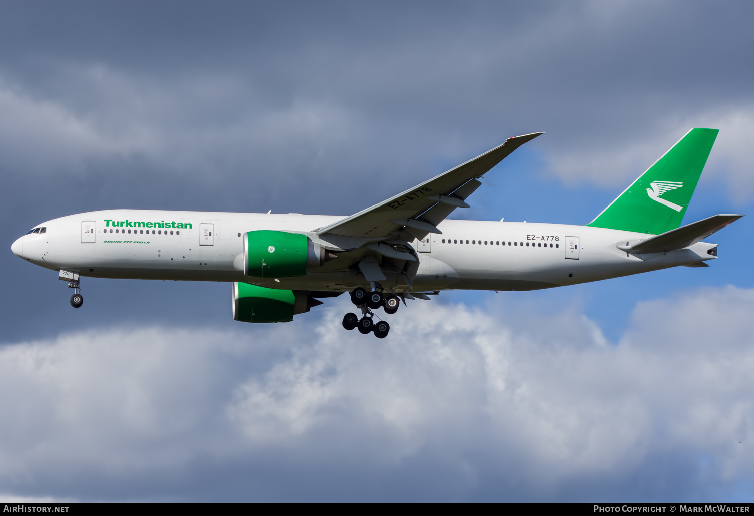 Aircraft Photo of EZ-A778 | Boeing 777-22K/LR | Turkmenistan Airlines | AirHistory.net #671882