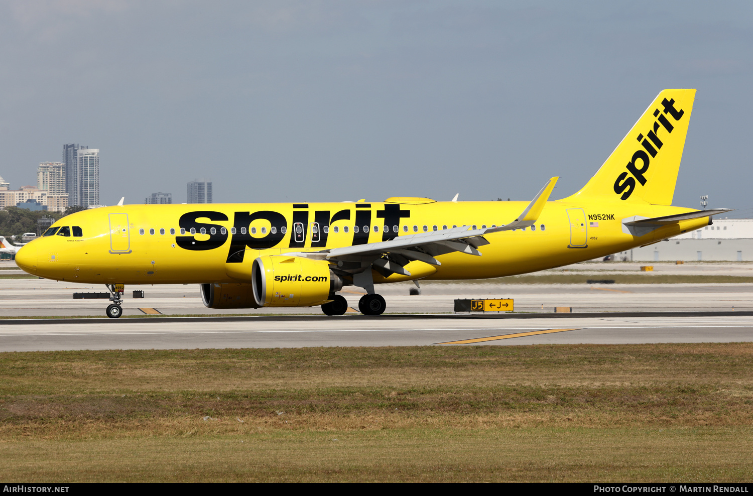 Aircraft Photo of N952NK | Airbus A320-271N | Spirit Airlines | AirHistory.net #671889