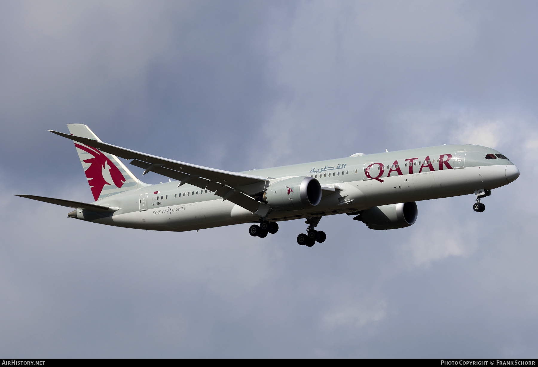 Aircraft Photo of A7-BHL | Boeing 787-9 Dreamliner | Qatar Airways | AirHistory.net #671895