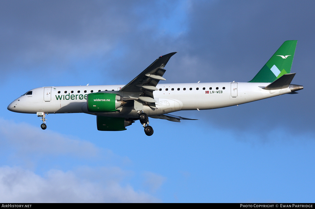 Aircraft Photo of LN-WEB | Embraer 190-E2 (ERJ-190-300) | Widerøe | AirHistory.net #671912