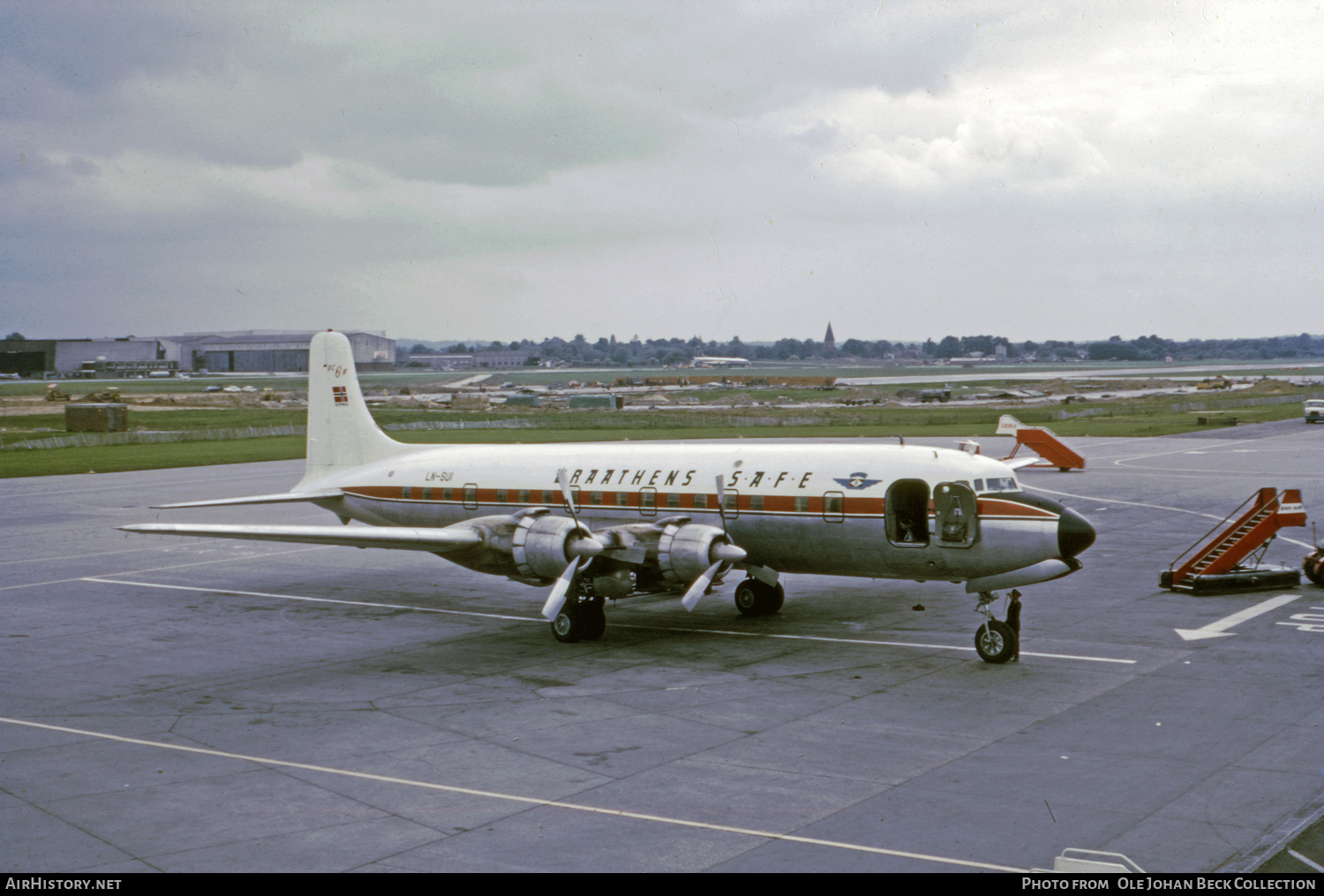 Aircraft Photo of LN-SUI | Douglas DC-6B | Braathens SAFE | AirHistory.net #671933