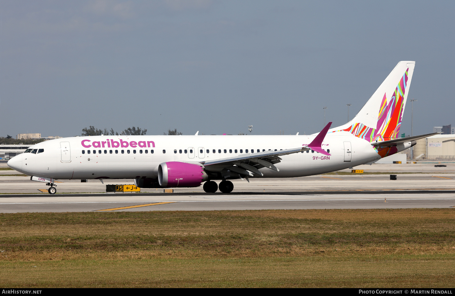 Aircraft Photo of 9Y-GRN | Boeing 737-8 Max 8 | Caribbean Airlines | AirHistory.net #671941