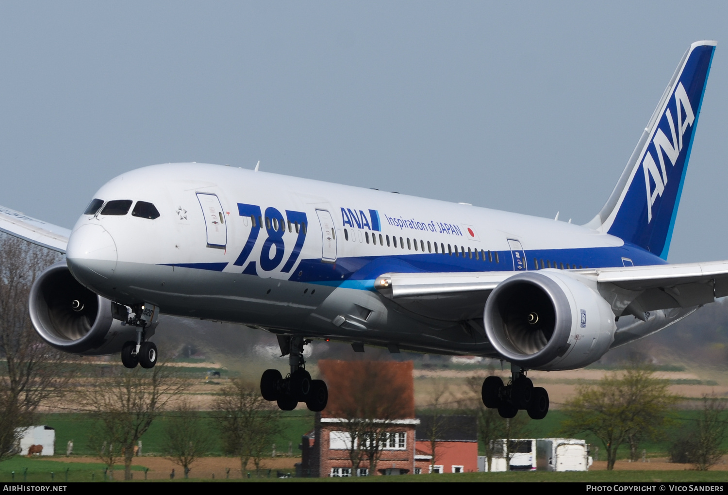 Aircraft Photo of JA820A | Boeing 787-8 Dreamliner | All Nippon Airways - ANA | AirHistory.net #671963