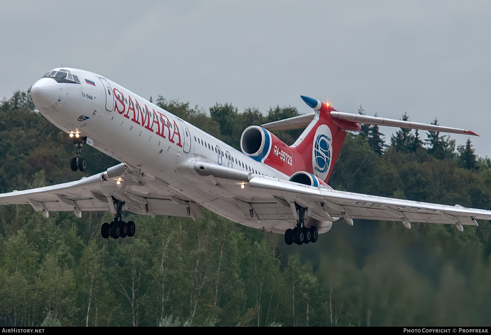Aircraft Photo of RA-85723 | Tupolev Tu-154M | Samara Airlines | AirHistory.net #671982